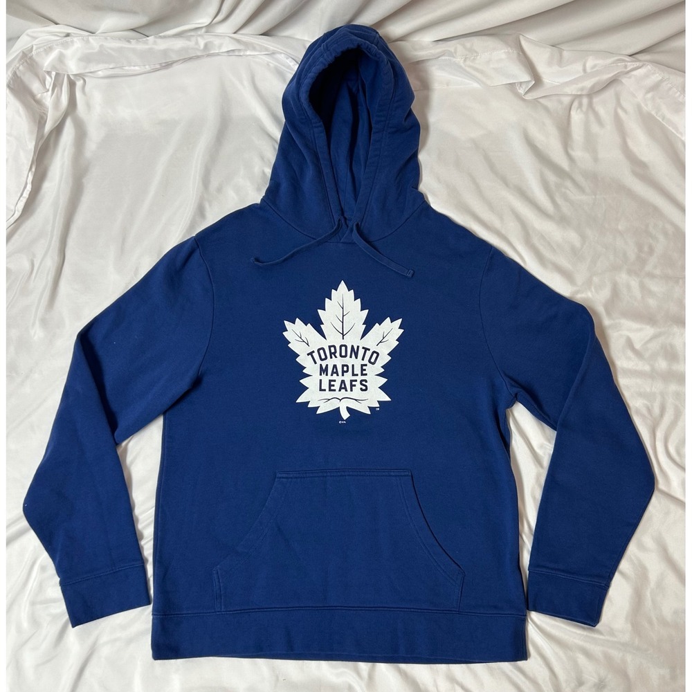 Toronto Maple Leafs NHL Hoodie Blue Fanatics Sweatshirt Pullover Men's Large